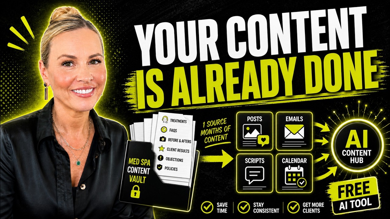 NotebookLM: Med Spa Marketing Content in a Month